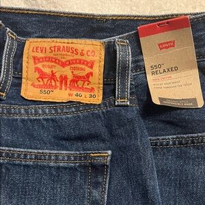 Levi's 550 Relaxed Fit Men's Dark Blue Jeans